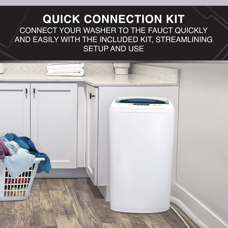 Urban Living 0.9 Cu.ft. Compact Top Load Washer Mini Portable Clothes Washing Machine for Apartment Small Spaces Laundry Room