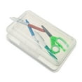 thumbnail image 5 of Pen+Gear Lightweight Plastic Pencil Box with Snap-on Lid, Clear with Confetti Glitter, 1-Pack, 5 of 7