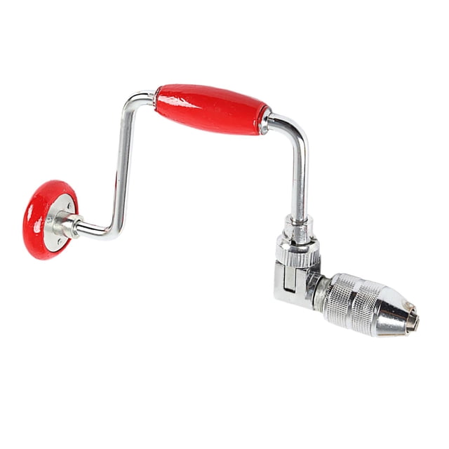 Taladro de Manivela Kusrkot Herramienta Manual para Carpintería 30 cm x 16 cm