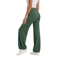 thumbnail image 5 of ZHYou No Boundarie Sweatpants for Women Plus Size Baggy Fit Casual Joggers Soft Comfy High Waist Drawstring Running Trousers Army Green Size XL, 5 of 8