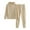 Khaki, variant on Two Piece Outfits Drawstring Hoodies Sweatpants Active Joggers Pants Tracksuit Lounge Set with Pocket Fashion Casual Long Sleeve Work Outwear Holiday Khaki XXXL