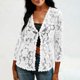 thumbnail image 5 of TaTaai Ladies Summer Cardigan Long Sleeve Open Front Loose Fit Lightweight Mesh Top Casual Cover Up Beach Blouse Gift, 5 of 8