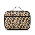 thumbnail image 2 of Black and Brown Leopard Print Insulated Lunch Bag Teens,Bento School Lunch Bag for Teens for Work,Picnic or Travel 10.6x7.7x4.3 Inches,12 Can Capacity, 2 of 6