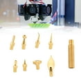 thumbnail image 1 of Conseils d'Outil de Modification d'Impression 3D, Largement Conseils d'Outil de Finition d'Impression 3D Laiton 8Pcs Installation Facile Forte Durable pour la Gravure, 1 of 8