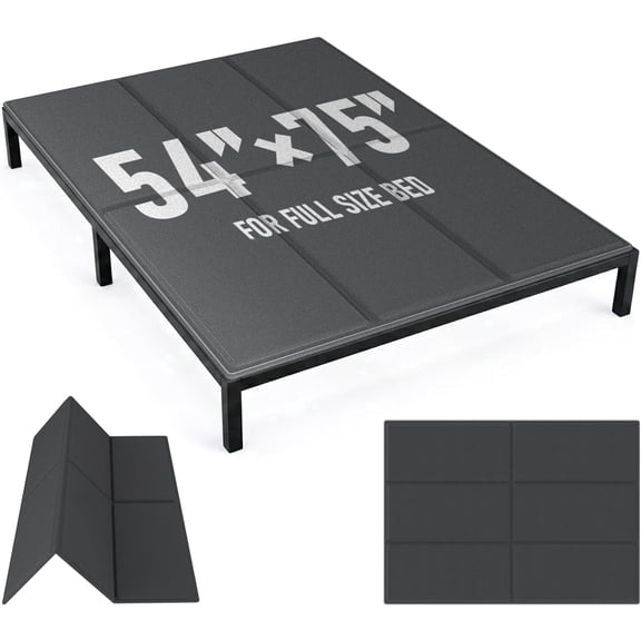 Bunkie Board King Size (76x80''), 10mm Bed Boards for Under Mattress, Breathable, Noise Minimizing, Moisture Resistant Bunkieboards, Heavy Duty Bed Support Board for Platform & Slatted Frames,Black