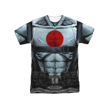 Bloodshot Comics Shirtless Straps Costume Adult Front/Back Print T-Shirt