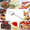 thumbnail image 4 of Holzlrgus 11.41" Pie Server, Stainless Steel Cake Servers, Cake Pizza Cutter Tart Dessert Pie Server for Party, Silver, 4 of 6