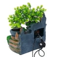thumbnail image 5 of Tabletop Rockery Fountain, Indoor Small Rockery Water Fountain with LED Lamp, Tabletop Relaxing Rockery Waterfall Home Decor Suitable for Living Room, Bedroom, Office 110V, 5 of 13