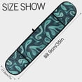thumbnail image 3 of Dailycode Double Sided Oven Mitt with Loop Heat Resistant Kitchen Long Potholders 7" x 35" Swirling Liquid Shapes, 3 of 6