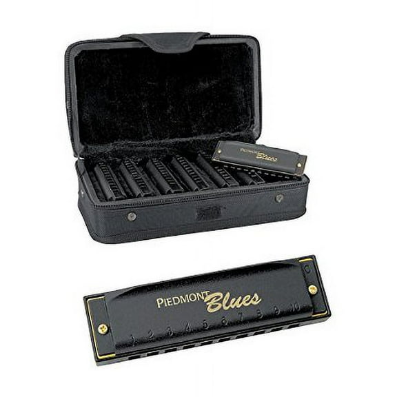 Hohner PBH7 Piedmont Blues Harmonica Set - 7-Pack
