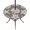 Taupe, White, Gray, variant on Round Outdoor Tablecloth with Umbrella Hole and Zipper, Red Coastal Starfish Tablecloth with Elastic Waterproof, Ocean Sea Shells Nautical Marine Patio Table Covers for 55" - 60" Picnic Pool Tables
