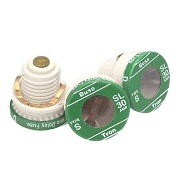Bussmann 30A BP/SL Time-Delay Plug Fuse (3-Pack) BP/SL-30