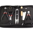 thumbnail image 3 of 8-Piece Jewelry Making Tool Kit, Pliers, Scissors, Cutter & Tweezers Set, Professional Beading Tools for DIY Crafting, Repair & Wire Wrapping, with Portable Storage Case, 3 of 6