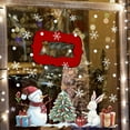 thumbnail image 6 of Santa Snowman Window Electrostatic Sticker Christmas Decorative Glass Sticker Blue Snowflake Christmas Tree Window Sticker(11.8 x 23.6 in), 6 of 7