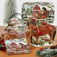 thumbnail image 5 of Certified International  Homestead Christmas 11" Dinner Plates, Set of 4, 5 of 5
