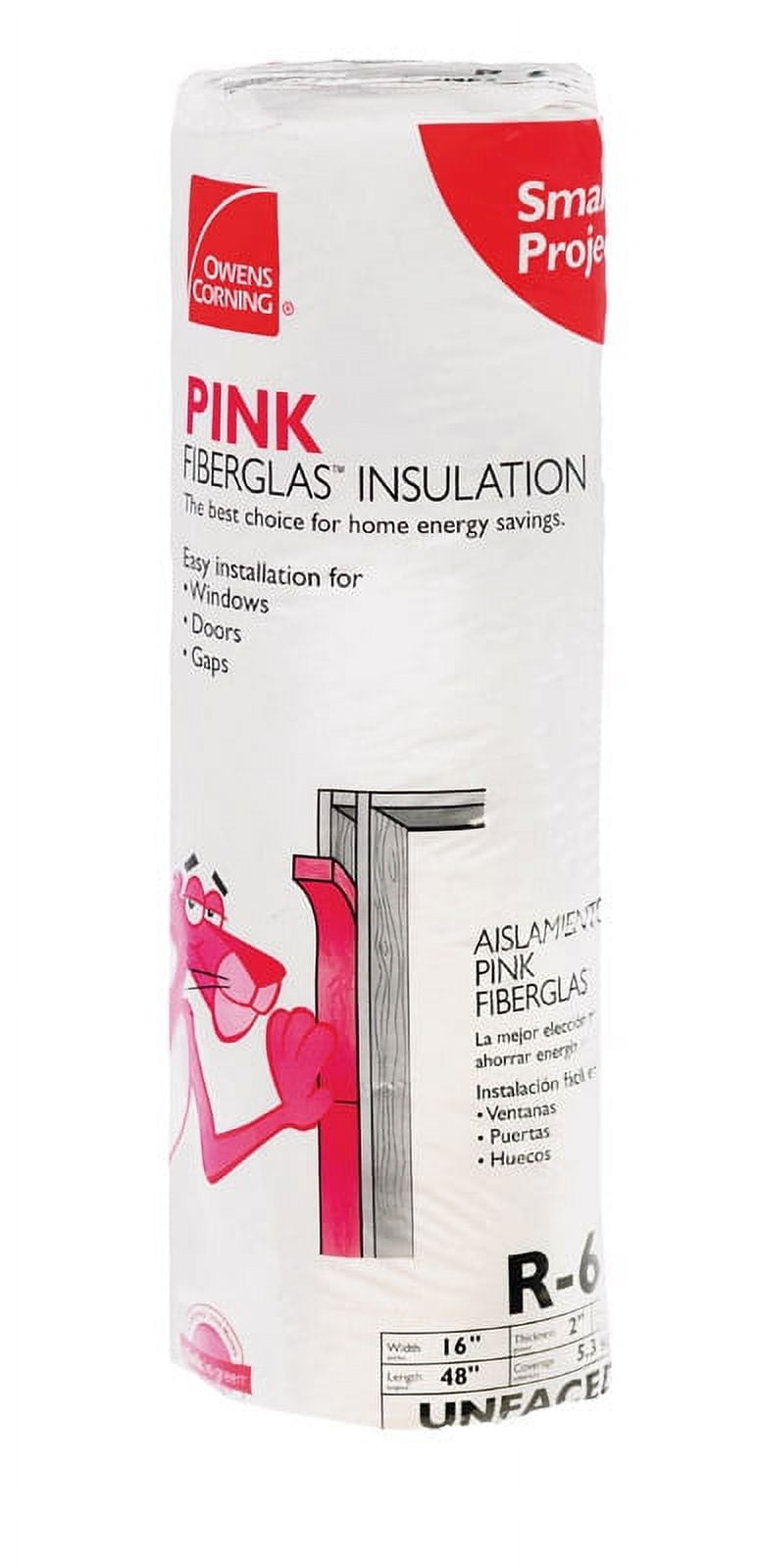 Owens Corning Multi-Purpose Insulation 16 " W X 48 " L X 2 " T R6.7 5.33 Sq. Ft.