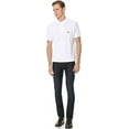 thumbnail image 2 of Lacoste WHITE Men's Short Sleeve Interlock Regular Fit Polo, US 9 - 4X-Large, 2 of 4
