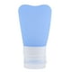 thumbnail image 2 of Botellas Contenedores de Tamaño Artículos de Tocador Fuga Botella de Silicona Azul 80ml, 2 of 7