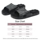 thumbnail image 3 of Zapatillas de Masaje Terapéutico para Hombres, Alivio de Dolor y Relajación, Talla M (42-43), Color Negro, Material PVC, Diseño Ergonómico con Botones de Silicona, Ideal para Regalo., 3 of 6