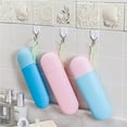 thumbnail image 4 of Powered Toothbrush Cheers.Us Portable Travel Toothbrush Toothpaste Holder Storage Box With Hanger Plastic Candy Color, Powered Toothbrushes & Accessories for Women, 4 of 5