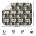thumbnail image 2 of Large 18x24 Inch boho kitchen drying mat with thick microfiber, perfect for drying heavy pots, pans, and dishware, 2 of 5