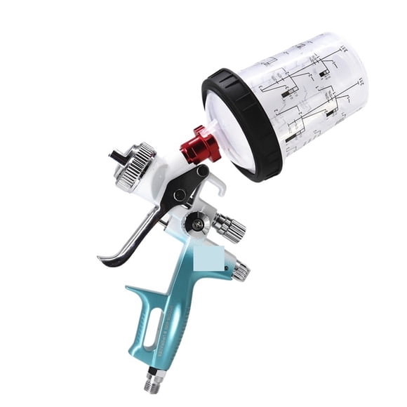 Spray Gun Nozzle 1.3 With 400CC Mix Tank And Adapter Car Paint Gun Varnish Paint Sprayer ,Easy to Use