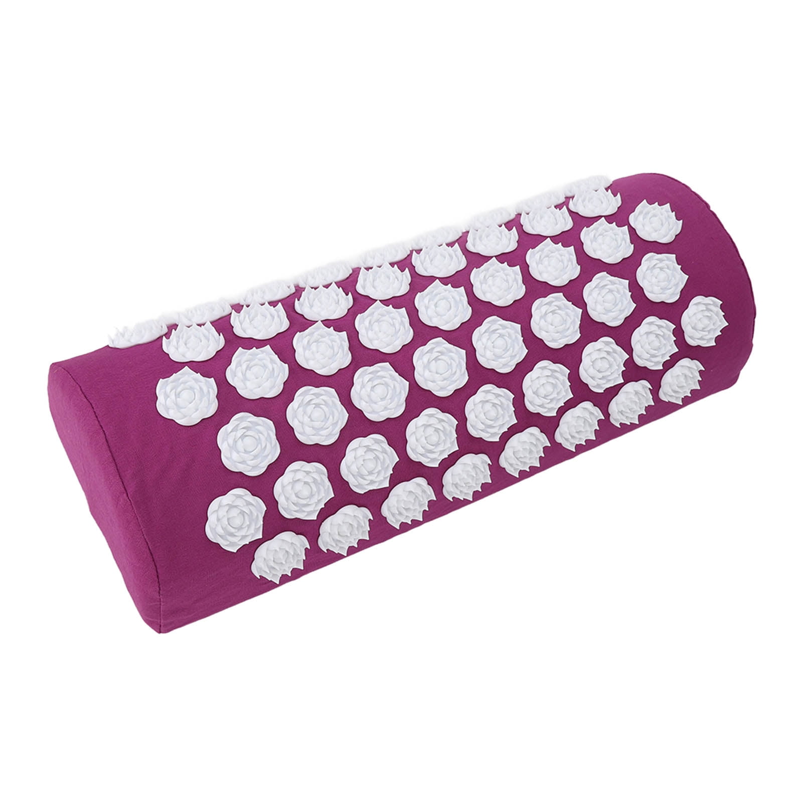 NFTIGB Yoga Acupressure Pillow Massager Cushion for Neck Back Shoulder Pain Relief Muscle Relax Stress Reduction Acupuncture Mat Portable Massage Equipment, Purple (14.17 inches / 36 cm)