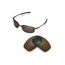 Walleva Brown Polarized Replacement Lenses for Oakley Taper Sunglasses