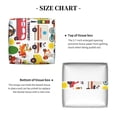 thumbnail image 5 of Tissue Transports with Animals Box Cover Holder, Square by Xecao - Leather Decorative Organizer for Tabletop, Bathroom, Car, Office, 5 of 8