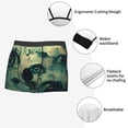 thumbnail image 3 of Vsdgher Eyes Watching In The Dark Pattern Men's Boxer Brief Underwear,Soft Funny Underwear for Men-X-Large, 3 of 5