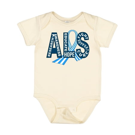 

Inktastic ALS Awareness Ribbon Gift Baby Boy or Baby Girl Bodysuit