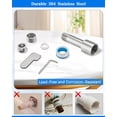 thumbnail image 4 of El adaptador Tub Spout OrgCreator se adapta a tubos 3/4 IPS y 1/2 IPS, 4 of 8
