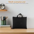 thumbnail image 3 of KONTONTY Portable Document Briefcase Black Oxford Cloth Large Capacity File Storage for Business Meetings, 3 of 8