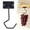 A, variant on Stainless Steel Foldable Banana Hook Adhesive Cabinet Hook Foldable Banana Hanger with Hidden Anti-Dust Durable Fruit Organizer for Home Kitchen Daily Use Black 6.49 Inch (1Pcs)