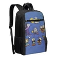 thumbnail image 2 of The Cuphead Show Backpack Shoulders Daypack Student School Bag Satchel Bookbag Outdoor Casual Laptop Rucksack Knapsack 17 inch, 2 of 6