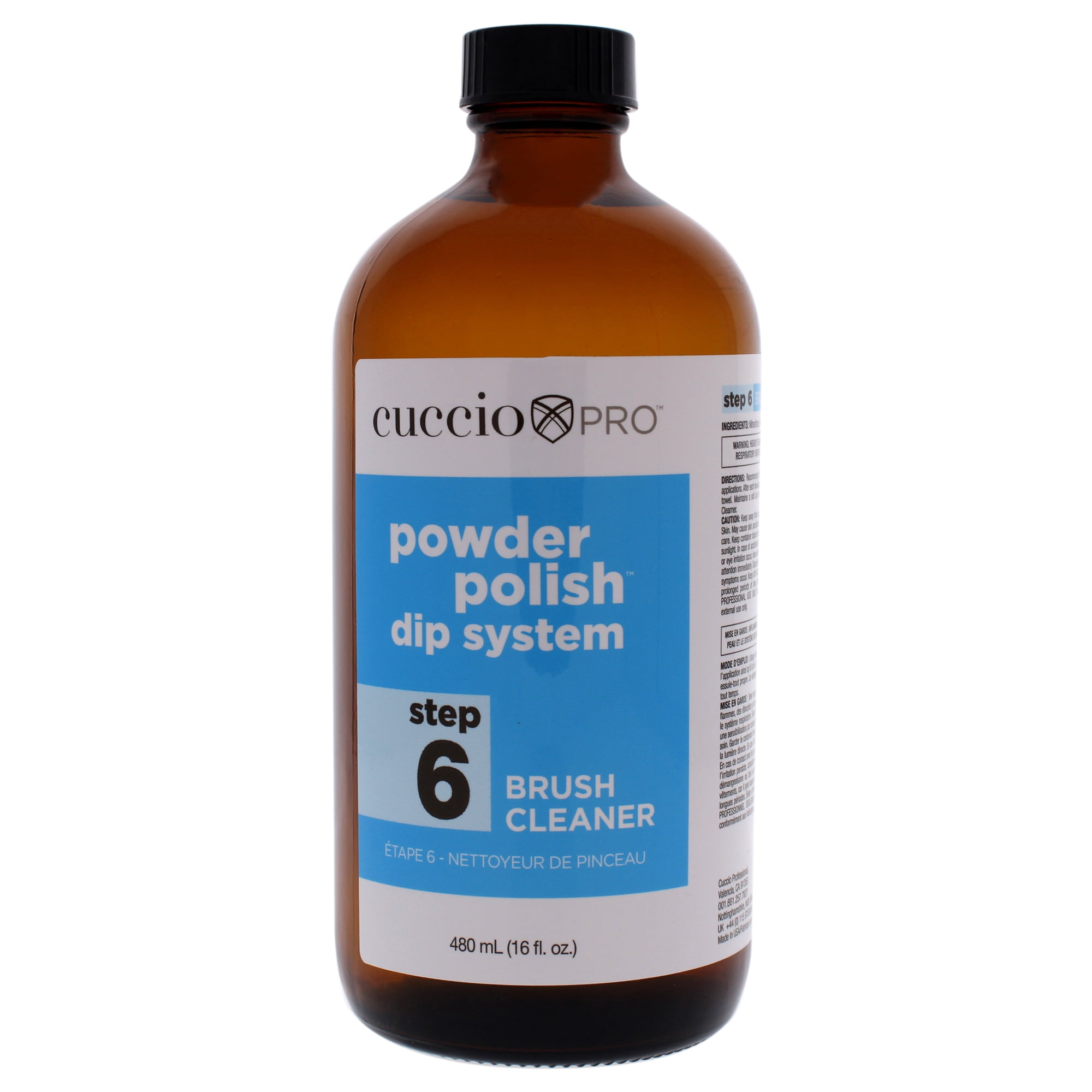 Pro Powder Polish Dip System Brush Cleaner Step 6 by Cuccio for Women