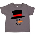 thumbnail image 3 of Inktastic Snowman with Top Hat and Carrot Nose Boys or Girls Toddler T-Shirt, 3 of 5