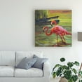thumbnail image 3 of Trademark Fine Art 'Flamingo III' Canvas Art by Chuck Larivey, 3 of 4