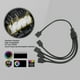 thumbnail image 3 of Divisor de cable argb, 1 a 4 hírra a hurbra 5 v 3 pines rgb cable de extensión divisor para chasis de computeradora enfriador de cpu y ventilador argb de 5 v, 3 of 7