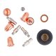 thumbnail image 4 of 12Pcs Nozzle Electrode Kit Brass Plasma Torch Electrode Nozzle Tip Consumables for S45, 4 of 5