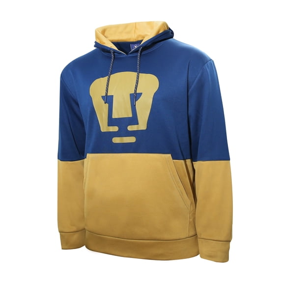 Icon Sports Officially Licensed Pumas UNAM Pullover Hoodie - Unisex Adult - PU53PH Navy L