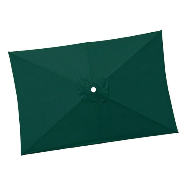 Techo de repuesto para sombrilla de patio, techo de repuesto para, 200 cm x 300 cm, para Verde oscuro
