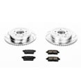 thumbnail image 3 of PowerStop Rear Z23 Evolution Sport Carbon-Fiber Ceramic Brake Pad and Drilled & Slotted Rotor Kit Fits: MAZDA Select Models K5876, 3 of 10