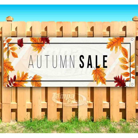 Autumn Sale 13 oz Vinyl Banner With Metal Grommets