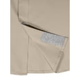 thumbnail image 6 of Men’s UPF 50+ Short Sleeve UV Protection Fishing Shirt, Breathable and Quick Dry Khaki M, 6 of 7