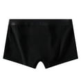 thumbnail image 4 of VgaVtl Mens Plus Size Boxers Cotton Men's Underwear Plain Boxer Briefs Athletic Breathable Soft Underpants,Black S, 4 of 4