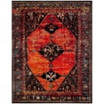 thumbnail image 3 of SAFAVIEH Vintage Hamadan Samia Traditional Area Rug, Orange/Multi, 8' x 10', 3 of 11