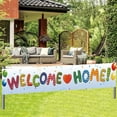 thumbnail image 3 of Welcome Home Banner Housewarming, Outdoor Welcome Back Home Yard Sign, Welcome Home Decorations Photo Props for Hospital Military Homecoming Deployment Returning Party Family Party Supplies, 3 of 11
