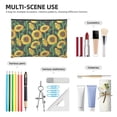 thumbnail image 5 of Haiem Sunflower 1 Music Lover Merch Makeup Bag, Cosmetic Bag,Singer Fans Cosmetic Bag, Portable Stationary Storage Organizer, Travel Makeup Bag, 5 of 8