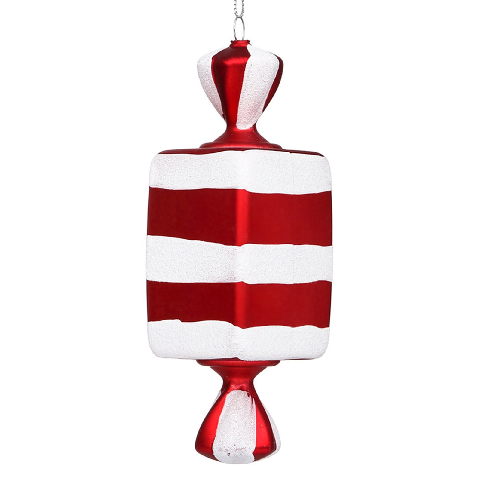 Christmas Candy Pendant Hanging Plastic Peppermint Candy Cane Ornaments